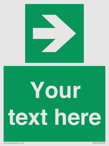 Custom Arrow Right Sign